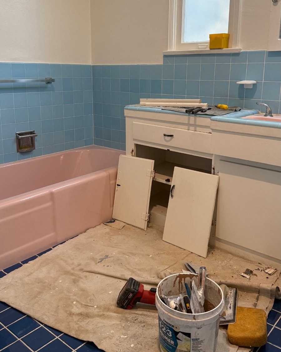Bathroom, before